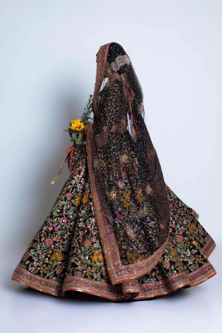 Fahad Hussayn Luxury Raw Silk Embroidered Unstitched 3 Piece