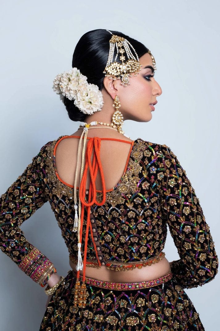 Fahad Hussayn Luxury Raw Silk Embroidered Unstitched 3 Piece
