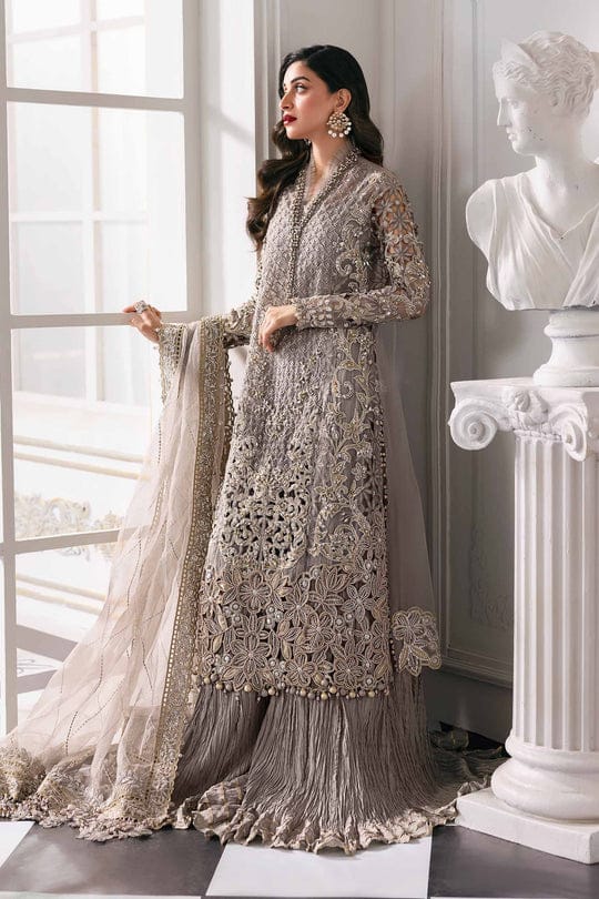 3 piece Unstiched embroidered organza suit