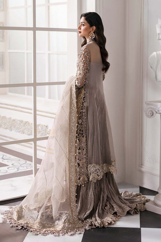 3 piece Unstiched embroidered organza suit