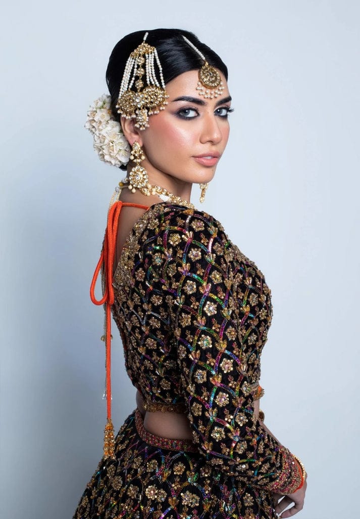 Fahad Hussayn Luxury Raw Silk Embroidered Unstitched 3 Piece