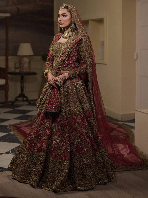 Gulistan - Fully Embellished  Lehenga Choli with a Bordered Dupatta