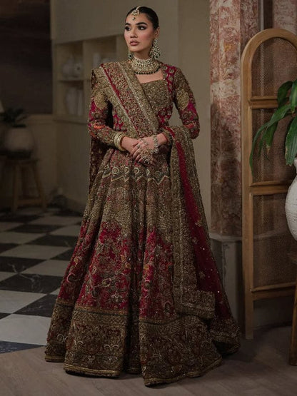 Gulistan - Fully Embellished  Lehenga Choli with a Bordered Dupatta