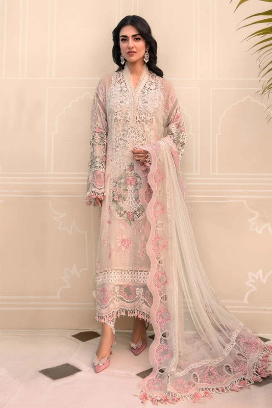 MariaB embroidered Chiffon 3 piece