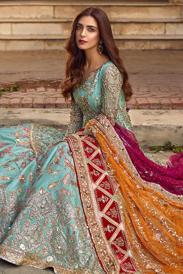 Mohsin Naveed Ranjha RONAQ JAHAN Organza suit Unstitched