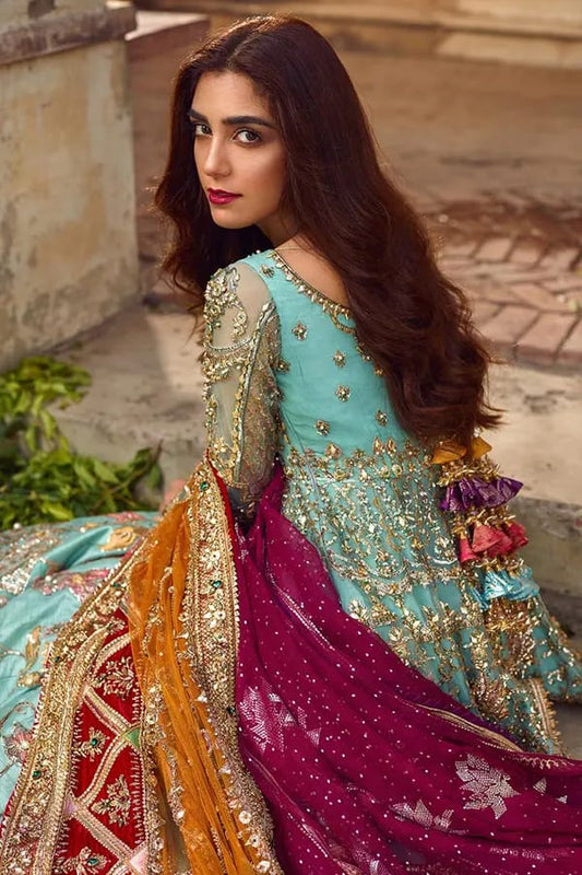 Mohsin Naveed Ranjha RONAQ JAHAN Organza suit Unstitched