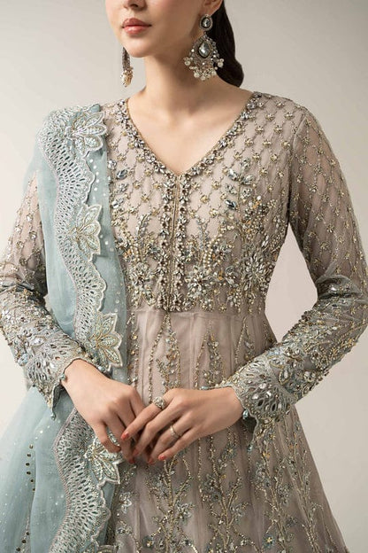 3 piece embroidered net MAXI unstitched