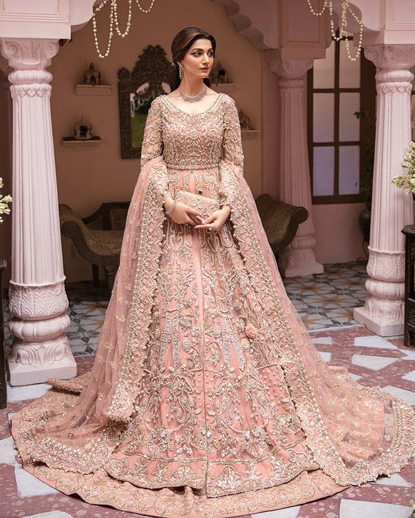 Gulaal bridal maxi organza stuff ustitched