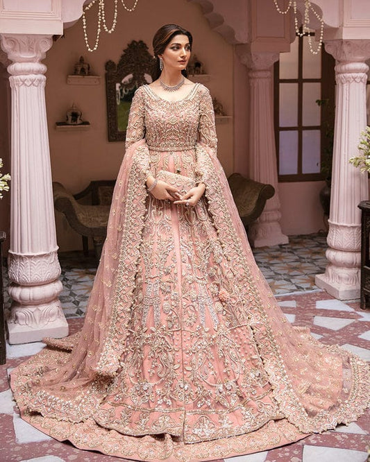 Gulaal bridal maxi organza stuff ustitched