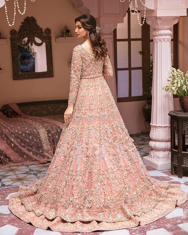 Gulaal bridal maxi organza stuff ustitched