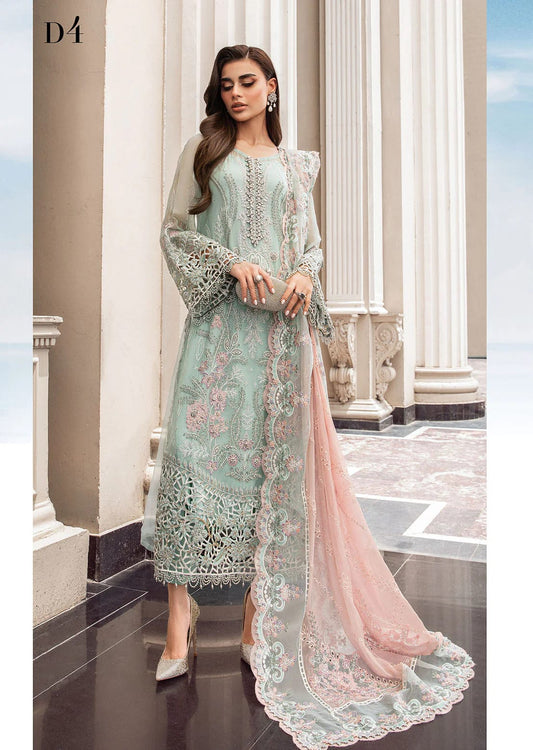 Maria.b unstiched chiffon suit